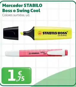 Alcampo STABILO Marcador Boss o Swing Cool oferta
