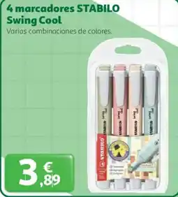 Alcampo STABILO 4 marcadores Swing Cool oferta