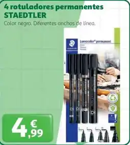 Alcampo STAEDTLER 4 rotuladores permanentes oferta