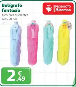 Alcampo Bolígrafo fantasía oferta