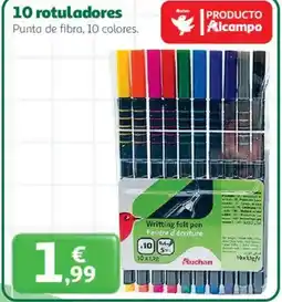Alcampo 10 rotuladores oferta