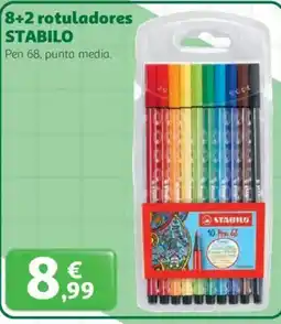 Alcampo STABILO 8+2 rotuladores oferta