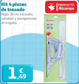 Alcampo Kit 4 piezas de trazado oferta