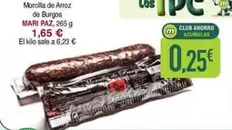 Masymas Morcilla de arroz de burgos oferta