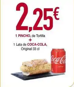 Masymas Coca-cola - tortilla oferta
