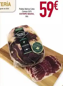 Masymas Estirpe negra - paleta ibérica cebo oferta