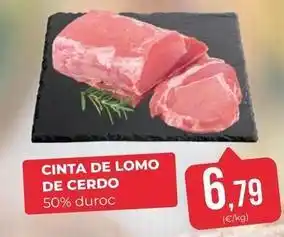 Duroc - cinta de lomo de cerdo