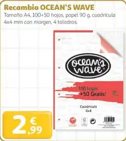 Alcampo OCEAN'S WAVE Recambio oferta