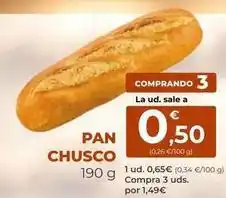 SPAR Gran Canaria Chusco - pan oferta