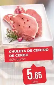 SPAR Gran Canaria Duroc - chuleta de centro de cerdo oferta