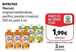 SPAR Gran Canaria Bifrutas - pascual oferta