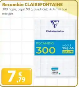 Alcampo CLAIREFONTAINE Recambio oferta