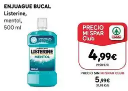 SPAR Gran Canaria Listerine - enjuague bucal oferta