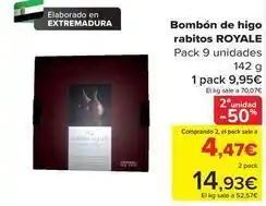 Carrefour Royale - bombon de higo rabitos oferta