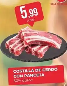 SPAR Gran Canaria Solo - costilla de cerdo con panceta oferta