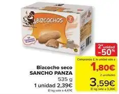 Carrefour Sancho panza - bizcocho seco oferta