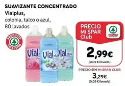 SPAR Gran Canaria Vialplus - suavizante concentrado oferta