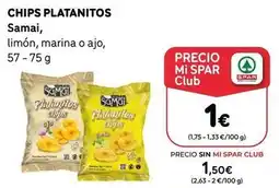 SPAR Gran Canaria Marina - chips platanitos oferta