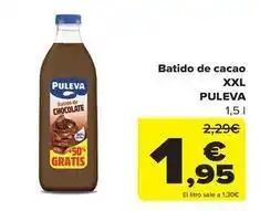 Carrefour Puleva - batido de cacao xxl oferta
