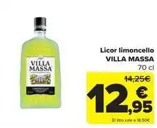 Carrefour Villa massa - licor limoncello oferta