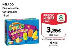 SPAR Gran Canaria Pirulo - helado oferta