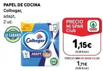 SPAR Gran Canaria Colhogar - papel de cocina oferta