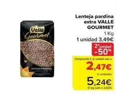 Carrefour Valle - gourmet lenteja pardina extra oferta