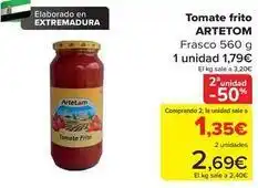 Carrefour Artetom - tomate frito oferta