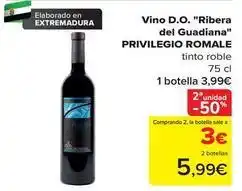 Carrefour Privilegio romale - vino d.o. ribiera del guadiana oferta