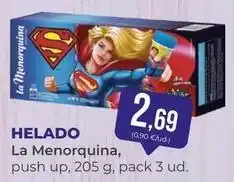 SPAR Gran Canaria La menorquina - helado oferta