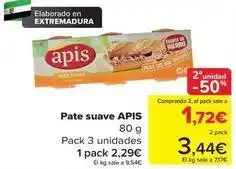 Carrefour Apis - pate suave oferta