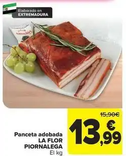 Carrefour La flor piornalega - panceta adobada oferta