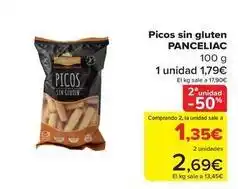 Carrefour Panceliac - picos sin gluten oferta