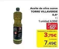 Carrefour Torre de villaverde - aceite de oliva suave oferta