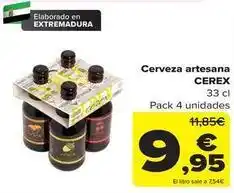 Carrefour Cerex - cerveza artesana oferta