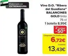 Carrefour Balancines - vino d.o. ribera del guadiana oferta