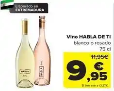 Carrefour Habla de ti - vino oferta