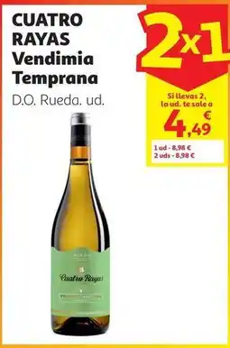 Alcampo Cuatro rayas - vendimia temprana oferta