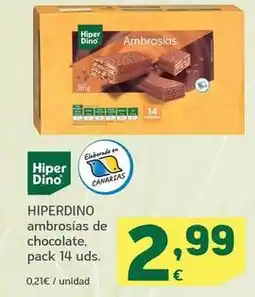 HiperDino Hiperdino - ambrosias de chocolate oferta