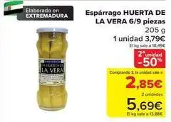 Carrefour Huerta de la vera - esparrago 6/9 piezas oferta