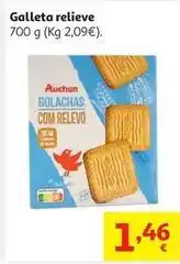 Alcampo Auchan - galleta relieve oferta