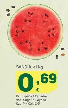 HiperDino Sandía oferta