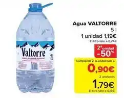 Carrefour Valtorre - agua oferta