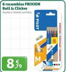 Alcampo Frixion - 6 recambios frixion ball & clicker oferta