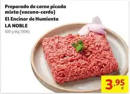 Alcampo Sierra noble - preparado de carne picada mixta (vacuno-cerdo) el encinar de humienta oferta