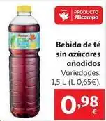 Alcampo Auchan - bebida de té sin azúcares añadidos oferta