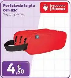Alcampo Alcampo - portatodo triple con asa oferta