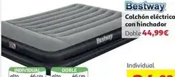 Alcampo Bestway - colchón eléctrico con hinchador oferta