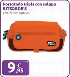 Alcampo Portatodo triple con solapa oferta