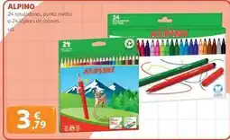 Alcampo Alpino - 24 rotuladores oferta